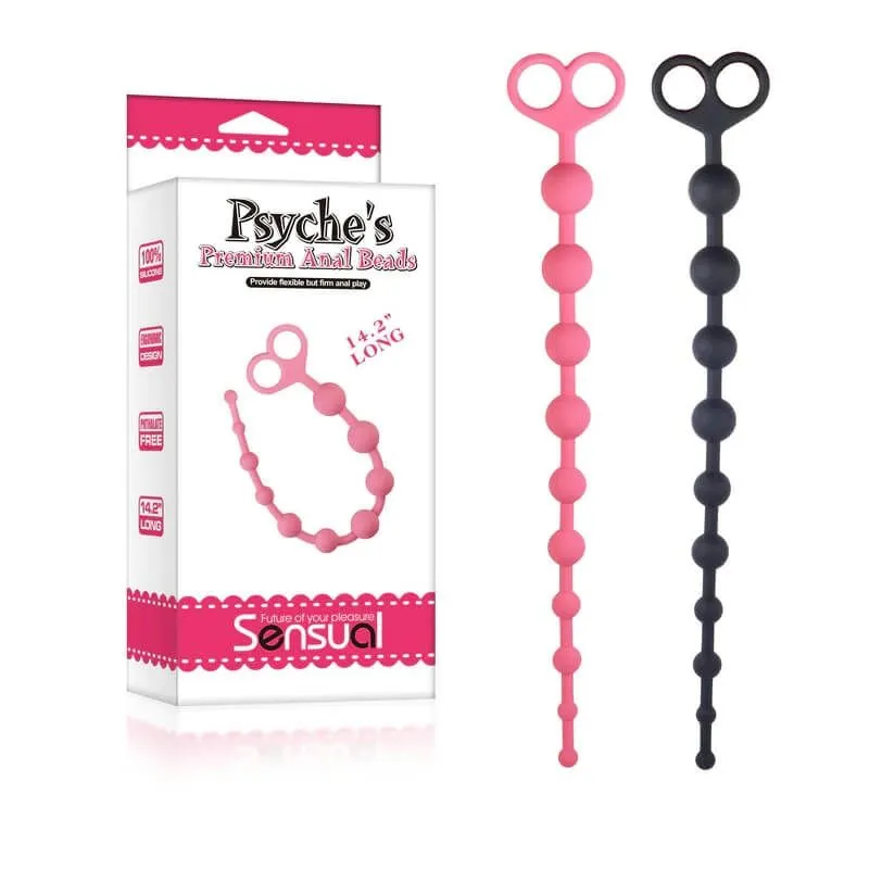 анальная цепочка lovetoy psyches premium anal beads, чёрная в Симферополе