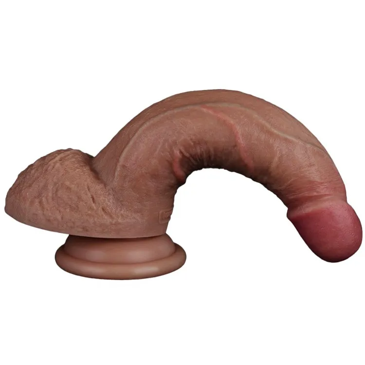 фаллоимитатор реалистичный lovetoy на присоске 18 см, телесный в Симферополе