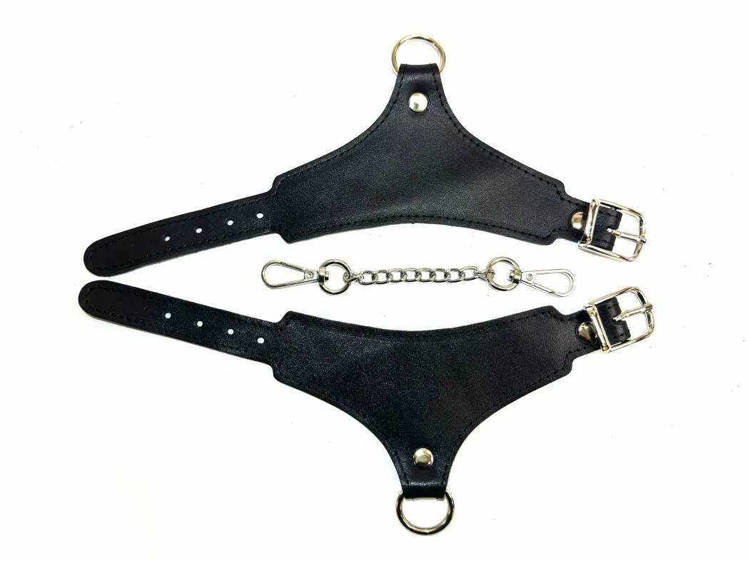 наручники кожаные black phoenix 6026ars в Симферополе