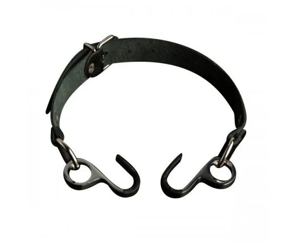 Кляп с крючками Sitabella Вечная улыбка, черный