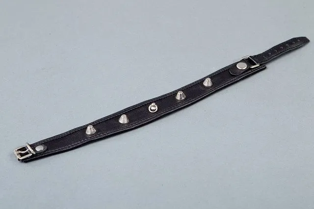 ошейник узкий подиум с окантовкой, чёрный в Симферополе