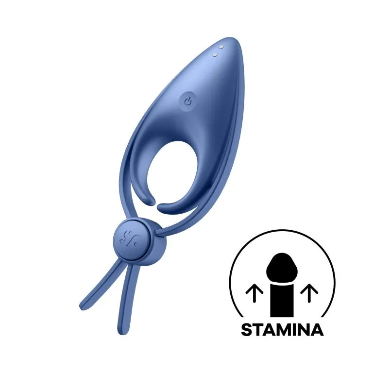 эрекционное кольцо (лассо) sniper с вибрацией (голубой) в Симферополе