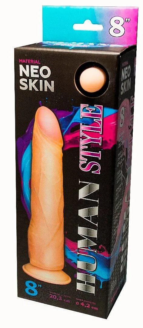 Фаллоимитатор Lovetoy Human Style 8 inch, телесный