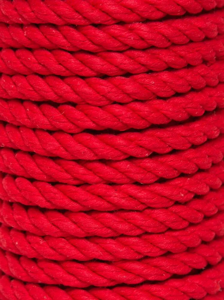 хлопковая веревка для шибари pinkrabbit красная, 10 м в Симферополе