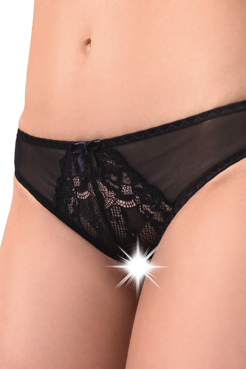 Эротическое эротические трусики с бантом erolanta mia, чёрные в Симферополе