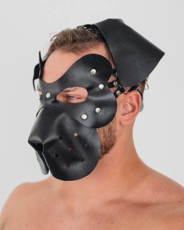 маска послушный пес из натуральной кожы 58017ars в Симферополе