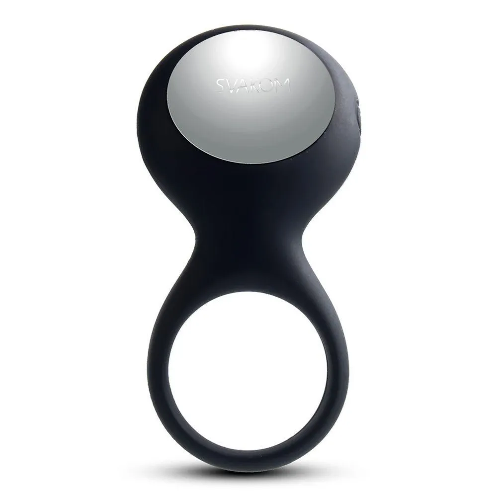 виброкольцо со стимулятором svakom tyler, черное в Симферополе