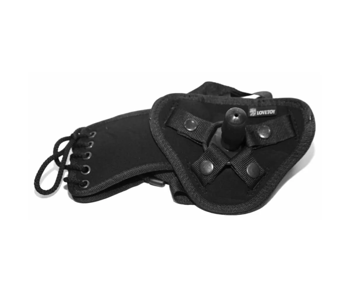 трусики для страпона lovetoy harness uni strap, черные в Симферополе