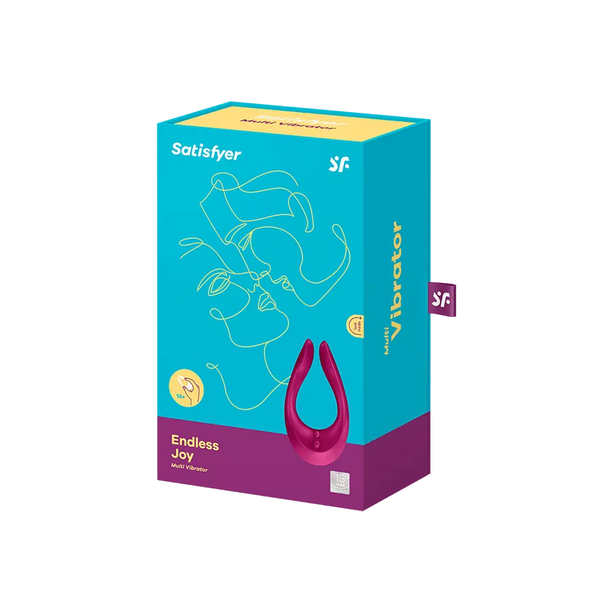 cтимулятор satisfyer endless joy, бордовый в Симферополе
