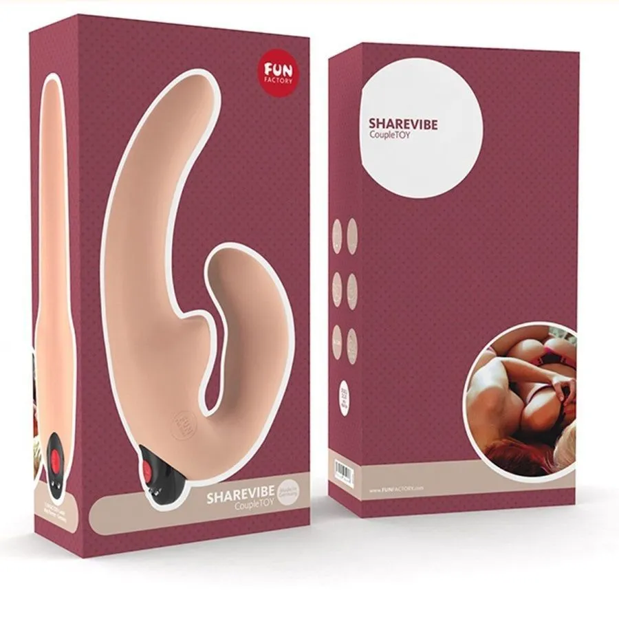 страпон с вибрацией fun factory sharevibe, телесный в Симферополе