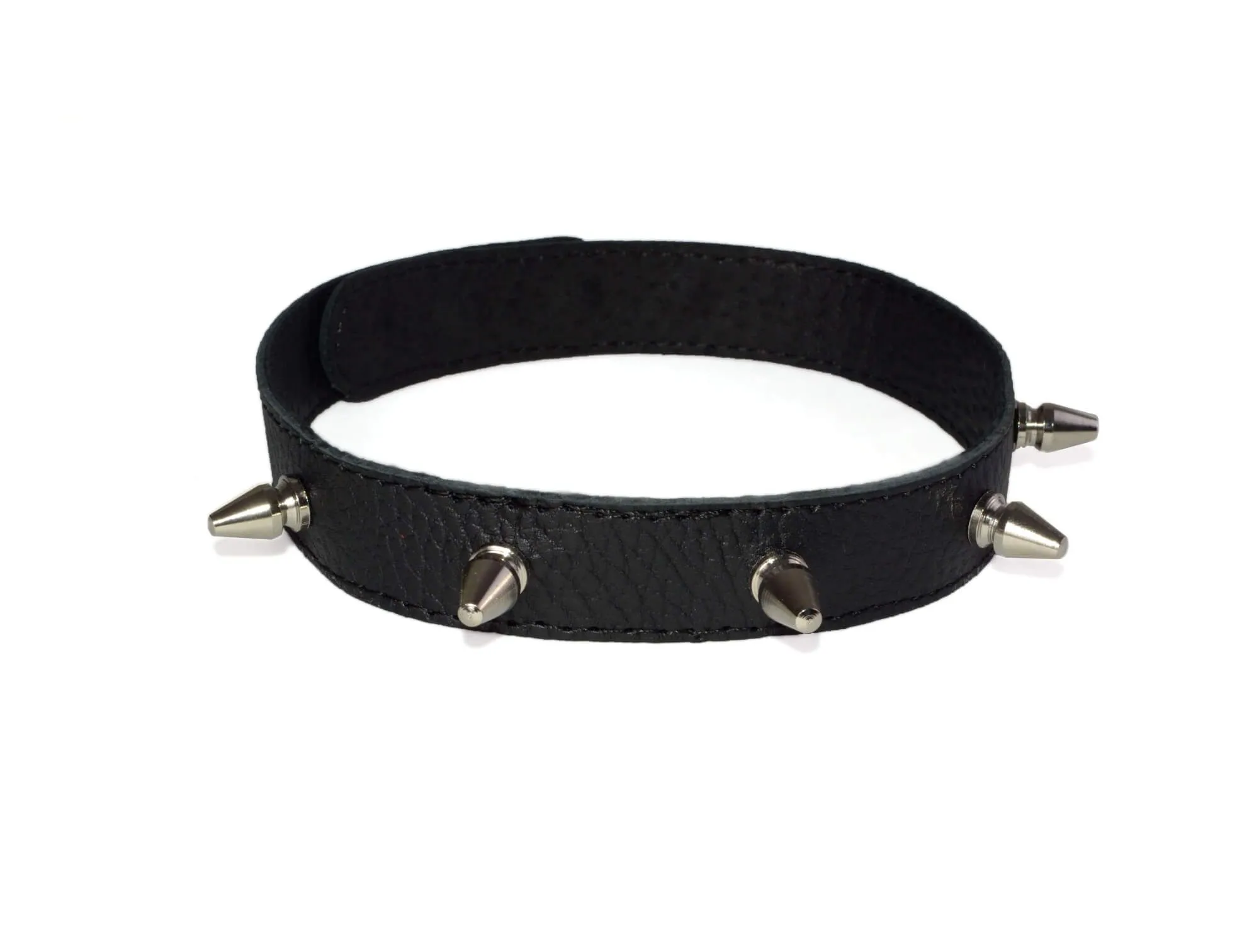Ошейник Sitabella с шипами, чёрный