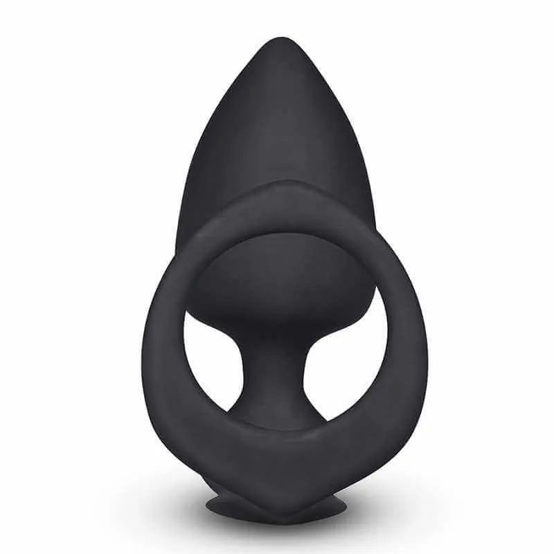 анальная пробка lovetoy combo threat cockring plug, черная в Симферополе