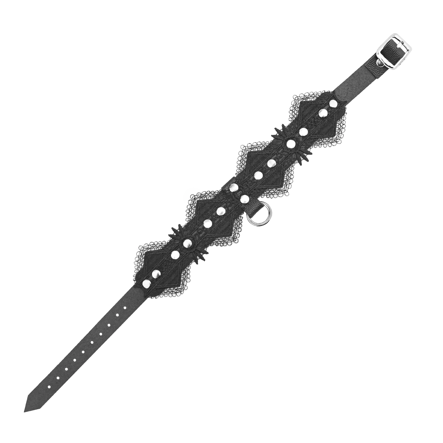 чокер с кружевом и кольцами со стразами в Симферополе