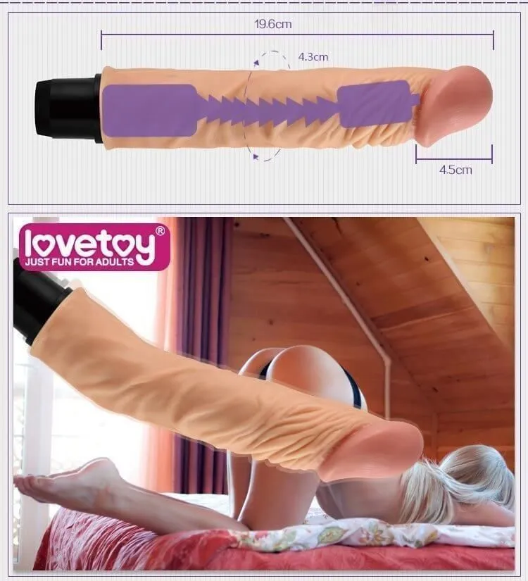 вибратор lovetoy real feel flexi 9.8 inch, телесный в Симферополе
