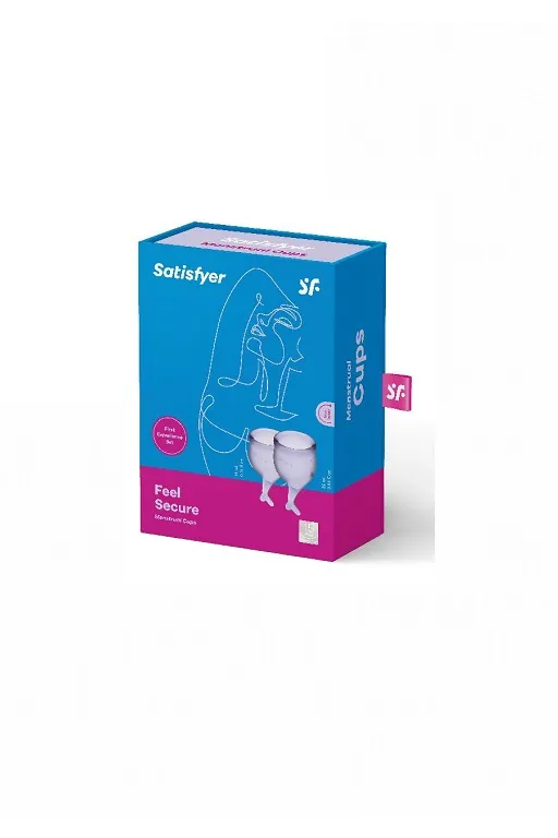 Набор менструальных чаш Satisfyer Feel secure Menstrual Cup (Lila)