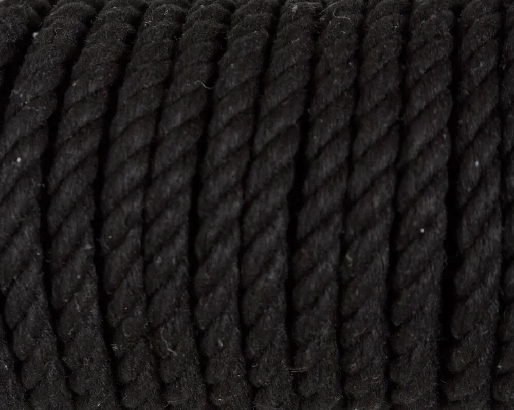 хлопковая веревка для шибари pinkrabbit черная, 20 м в Симферополе
