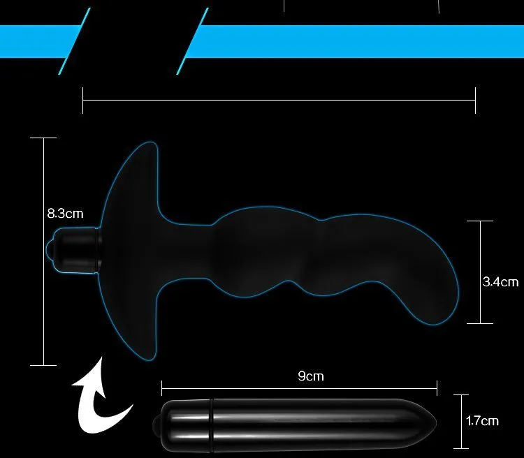 вибратор анальный lovetoy silicone p spot teaser, чёрный в Симферополе