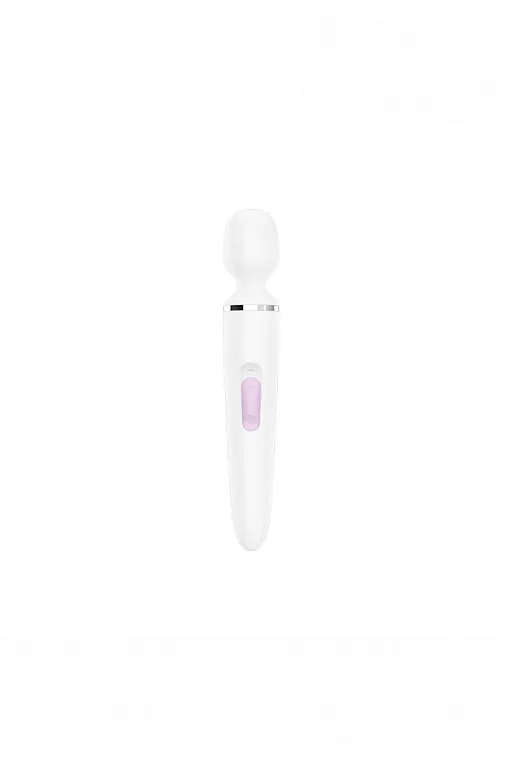 универсальный вибромассажер satisfyer wand-er woman (white/chrome) в Симферополе