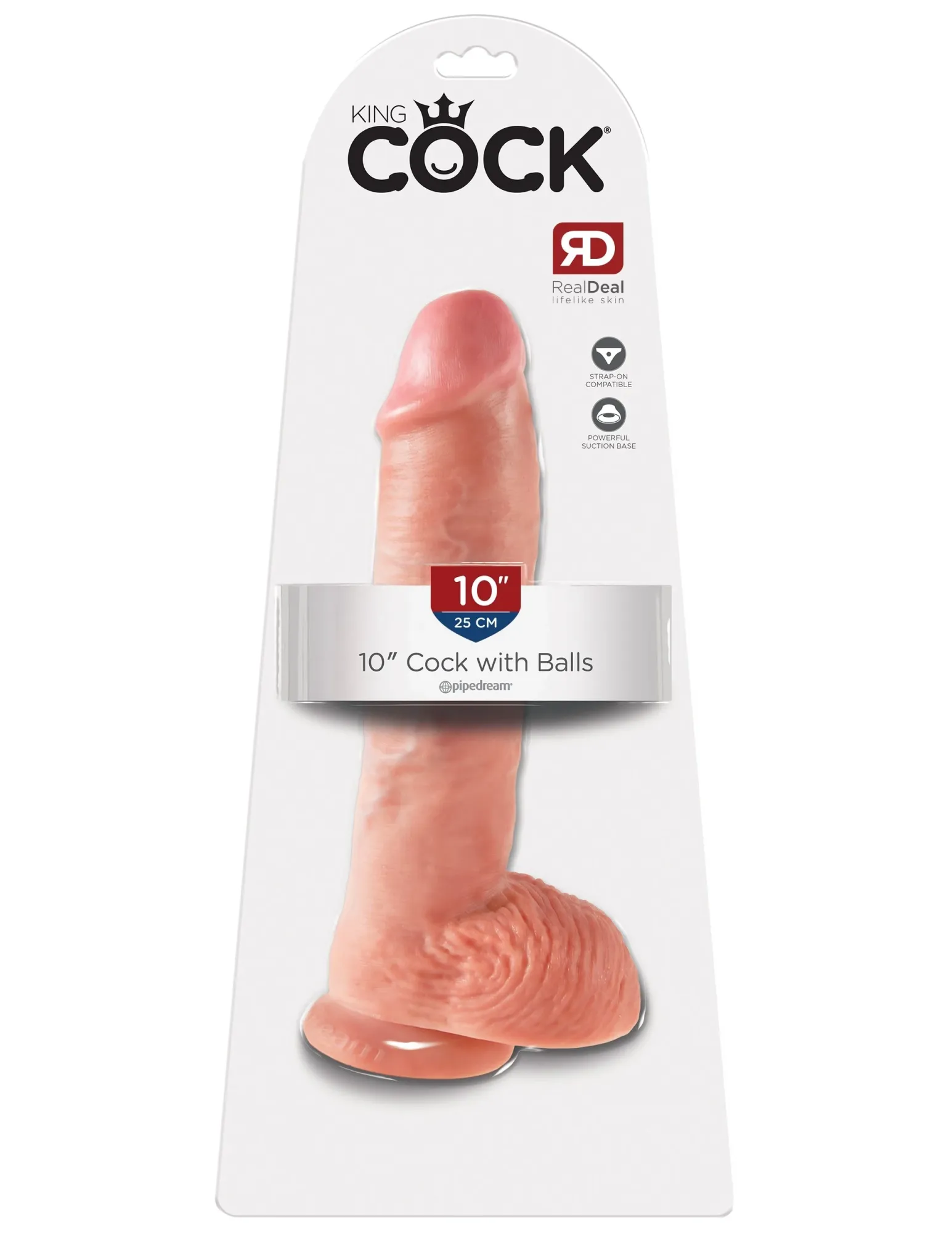 фаллоимитатор king cock 10" cock with balls - flesh pipedream 550921pd в Симферополе