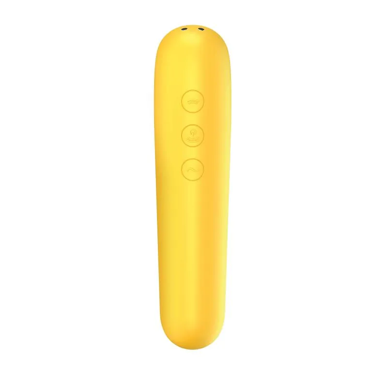 вакуумно-волновой стимулятор dual love желтый в Симферополе