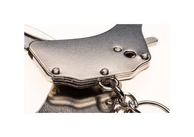 наручники декоративные adrien lastic metallic handcuffs, серебристые в Симферополе