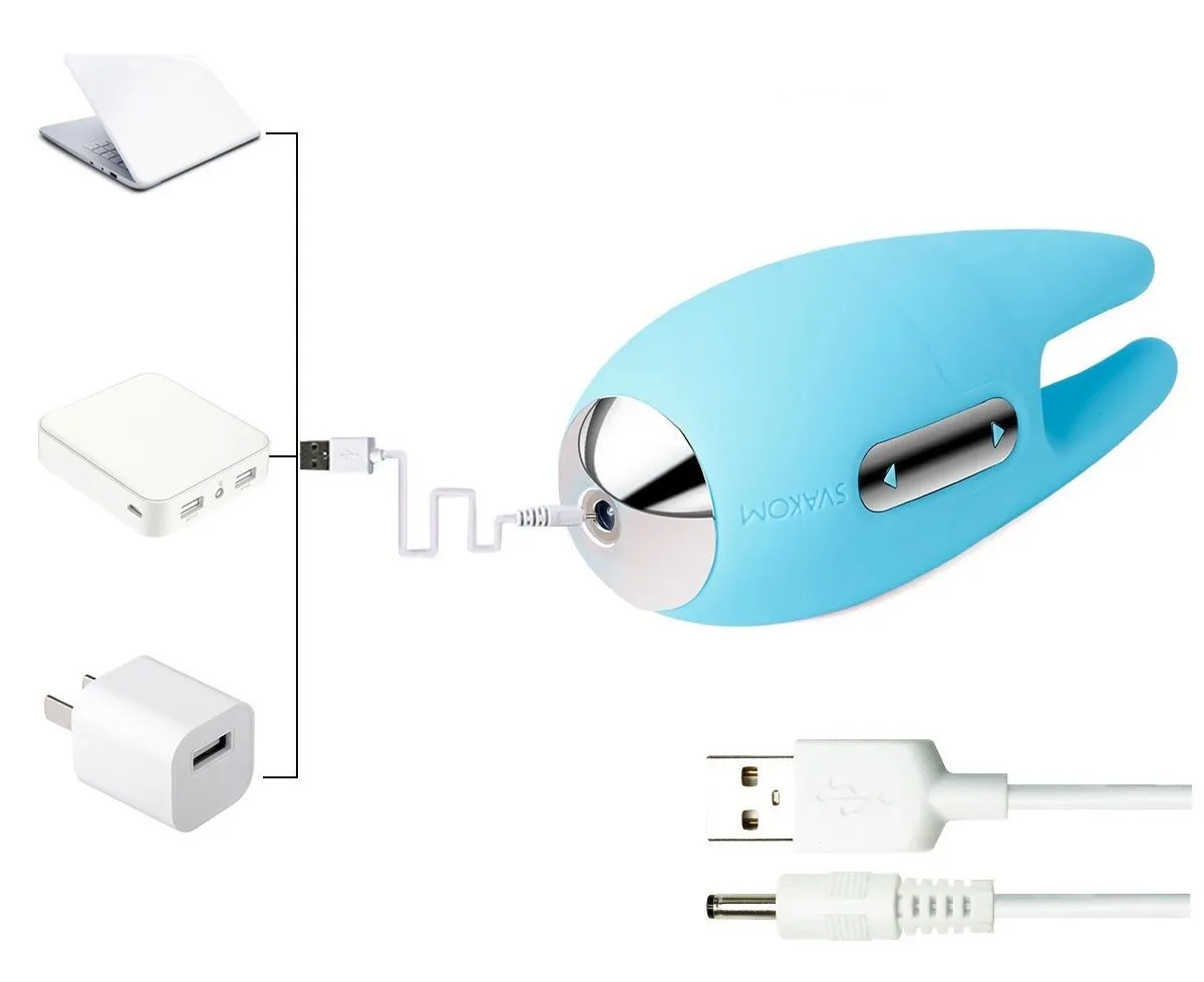 универсальный массажер svakom cookie, голубой в Симферополе