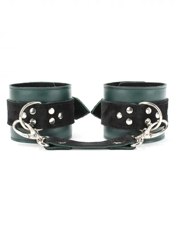 наручники lady's arsenal изумруд из кожи и замши 67023ars в Симферополе