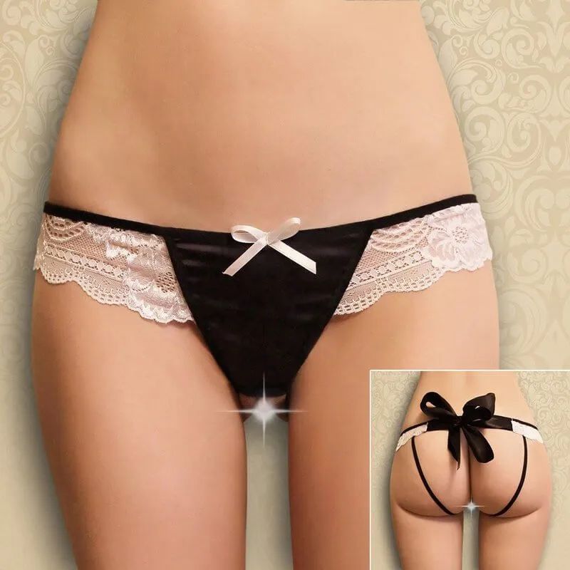 Эротическое стринги контактные flirton с кружевом 2706 в Симферополе