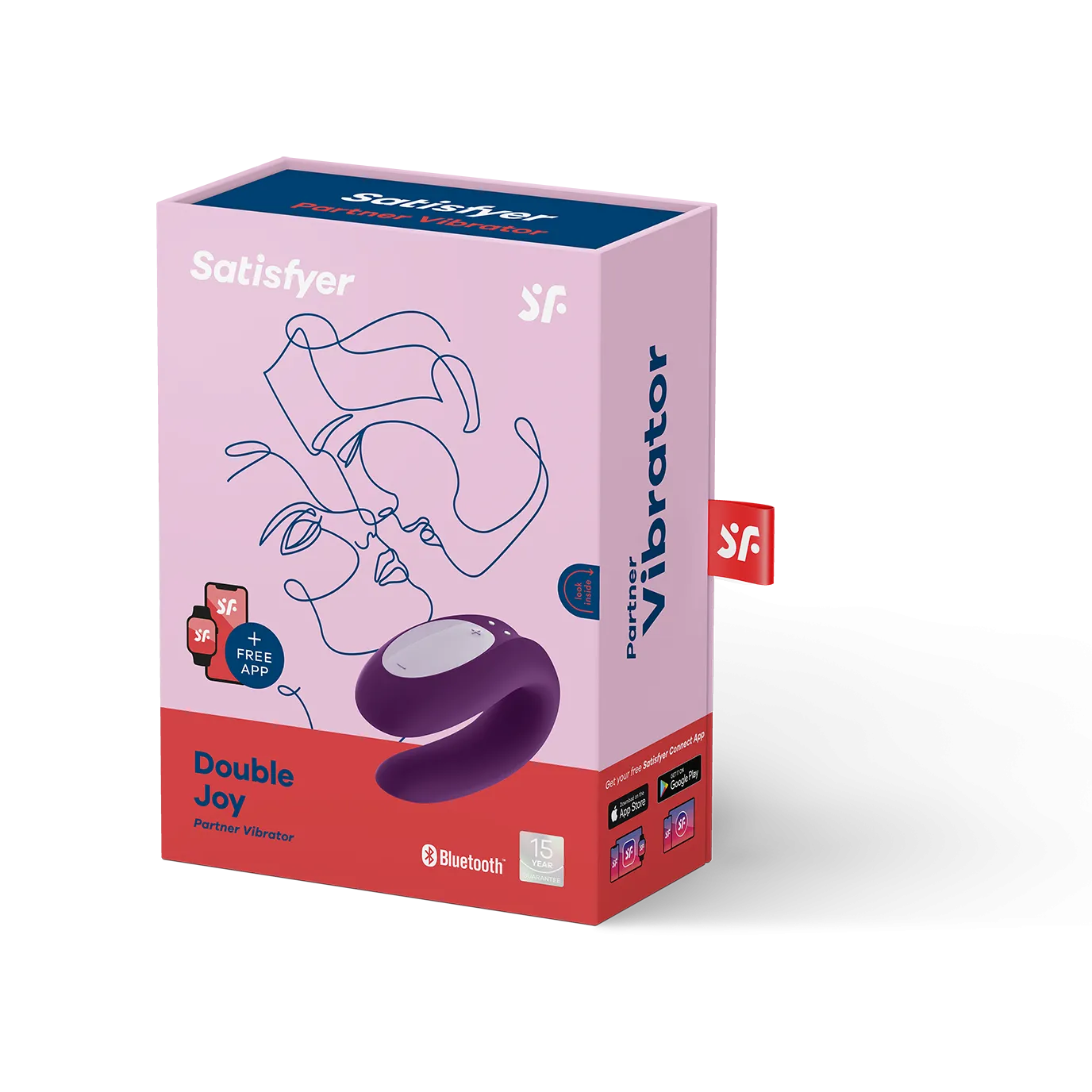 вибромассажер для пары satisfyer double joy violet 002408sa в Симферополе