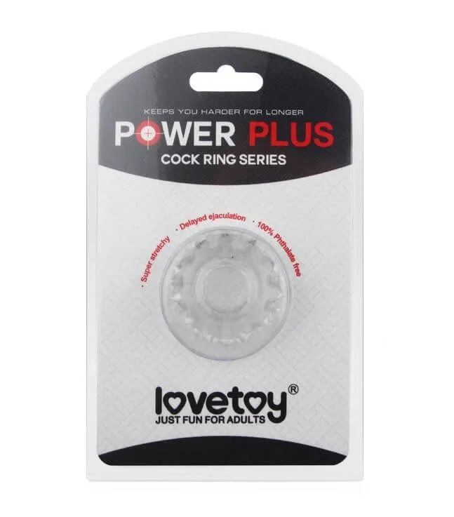 эрекционное кольцо lovetoy power plus 1431, прозрачное в Симферополе