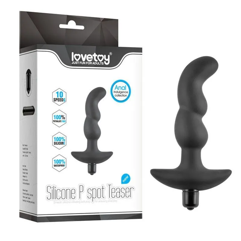 вибратор анальный lovetoy silicone p spot teaser, чёрный в Симферополе