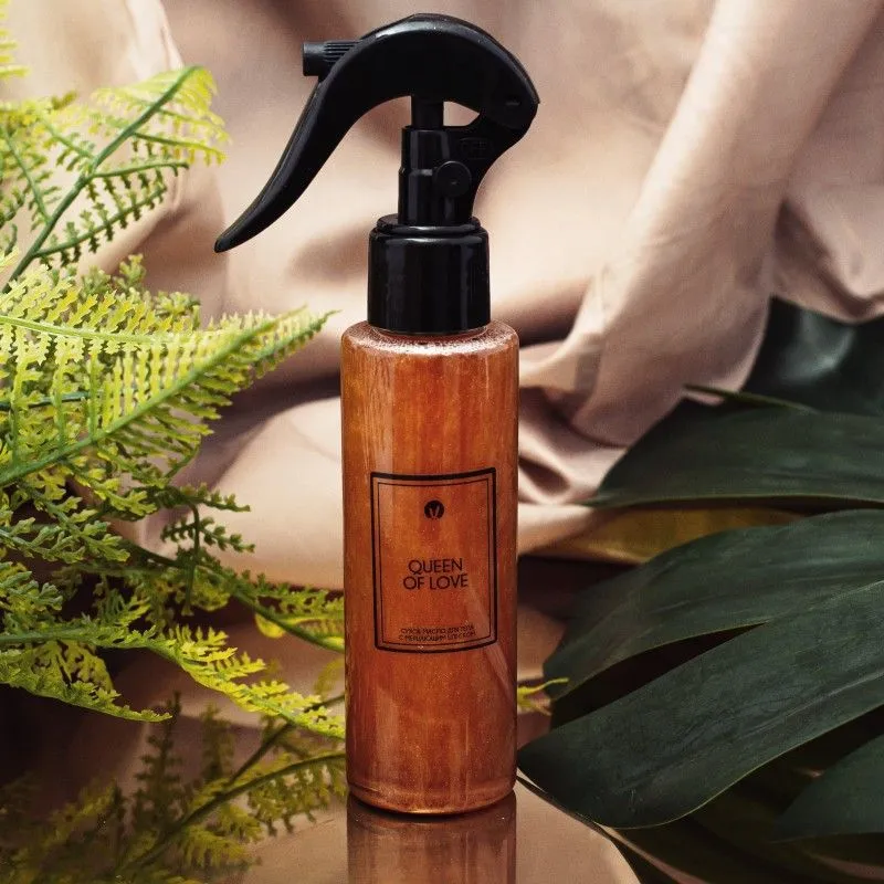 масло сухое pinkrabbit для тела с мерцающим блеском и феромонами, queen of love, 110 мл в Симферополе