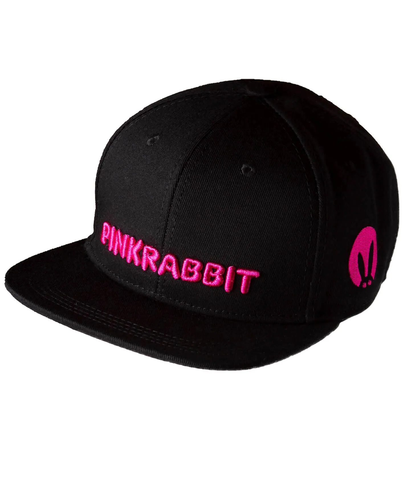 Бейсболка с вышивкой PinkRabbit черная