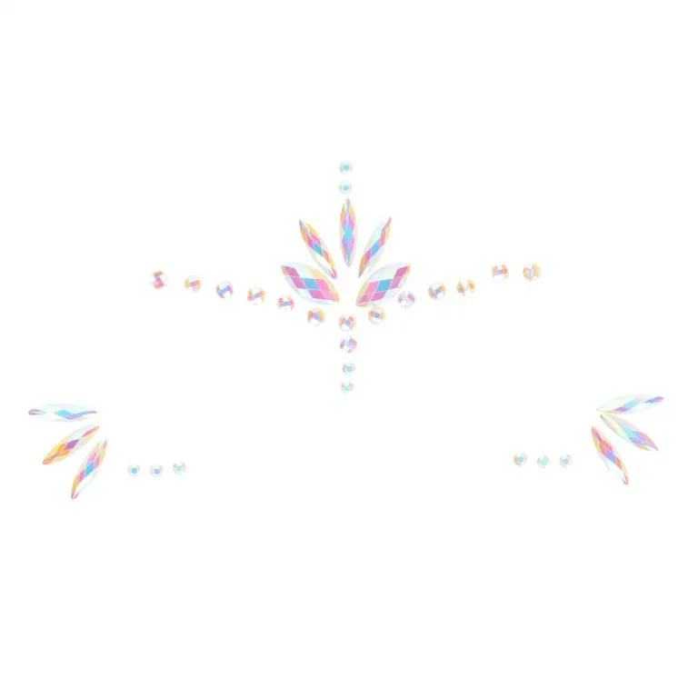 декоративное украшение (камни) на клеевой основе body jewelry stickers - face - glow in the dark - o в Симферополе