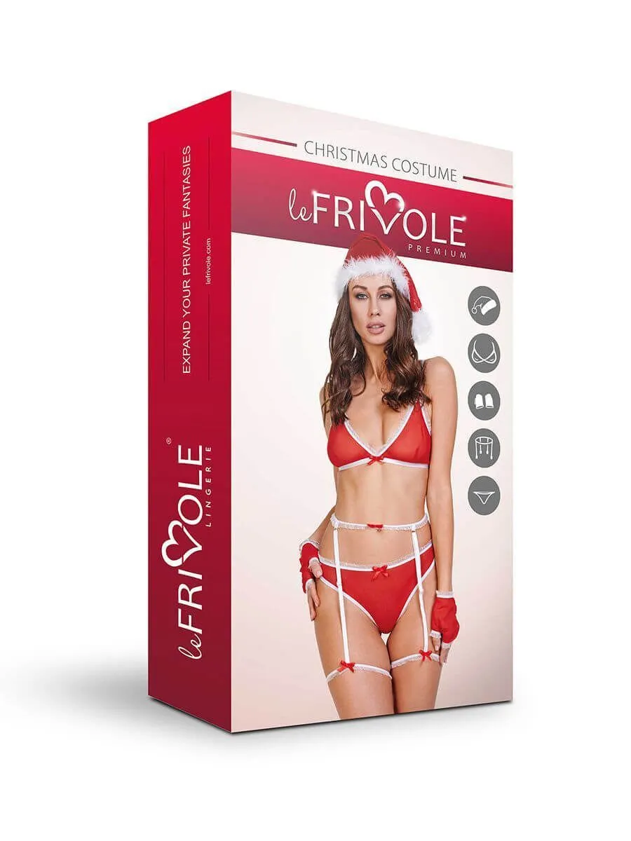 Эротическое комплект белья le frivole новогодний, s-m в Симферополе