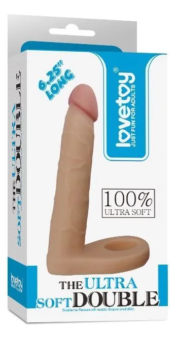 насадка lovetoy the ultra soft double 6.25, телесная в Симферополе