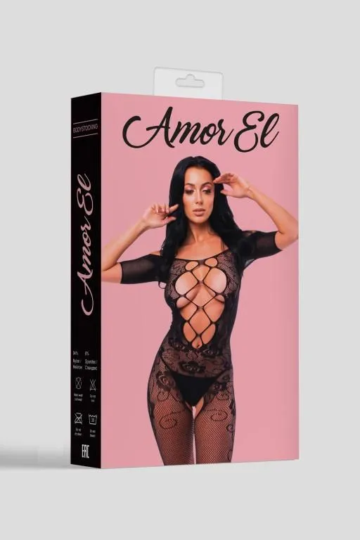 Эротическое кетсьюит (боди-комбинезон) cristina s/l черный в Симферополе