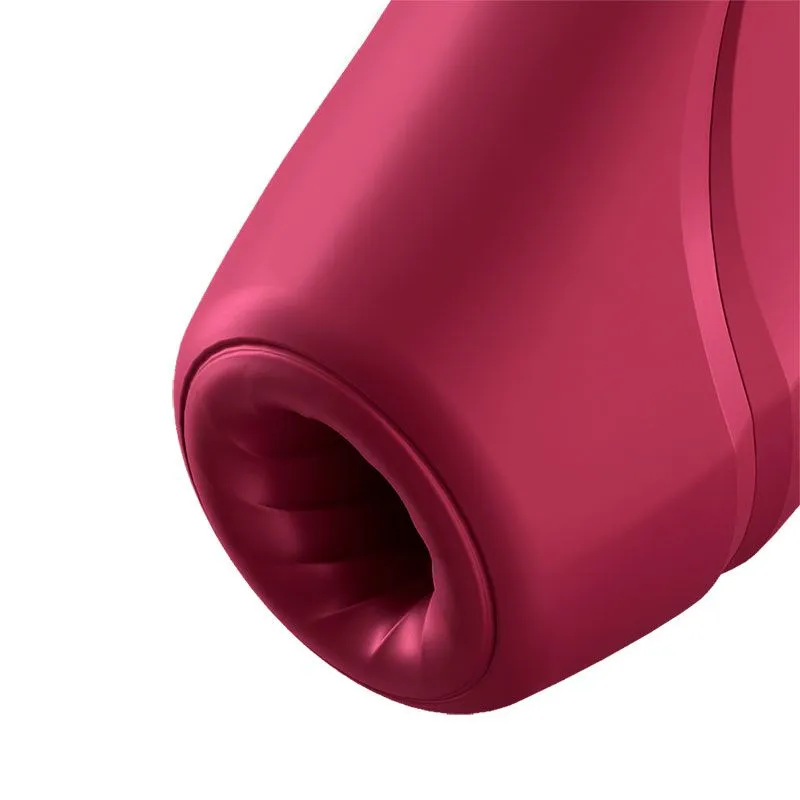 вакуум-волновой бесконтактный cтимулятор satisfyer curvy 1+, бордовый в Симферополе