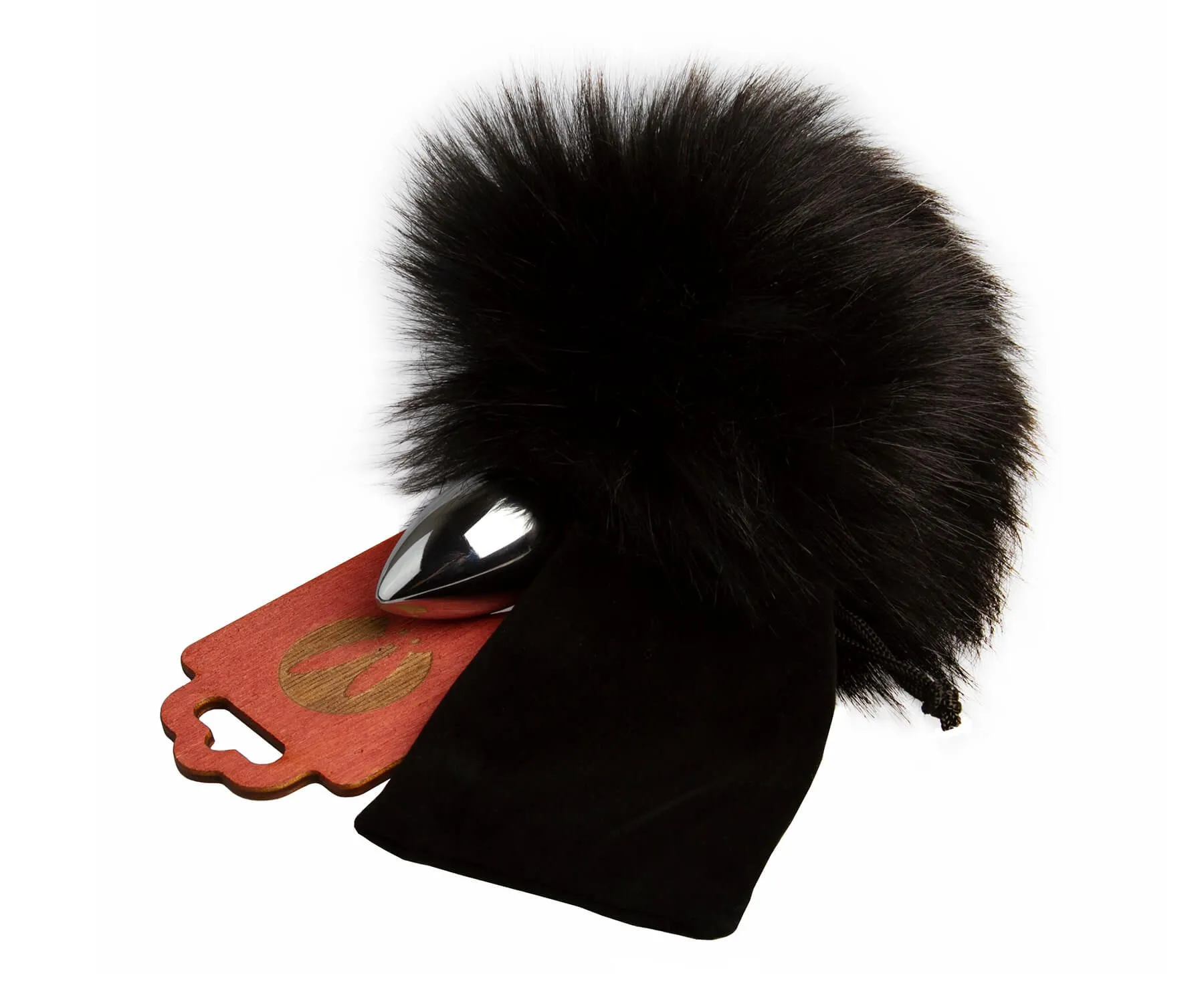 анальная пробка pinkrabbit с хвостом кролика, черная в Симферополе