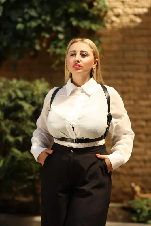 портупея из кожи классическая plus size 300-43psars в Симферополе