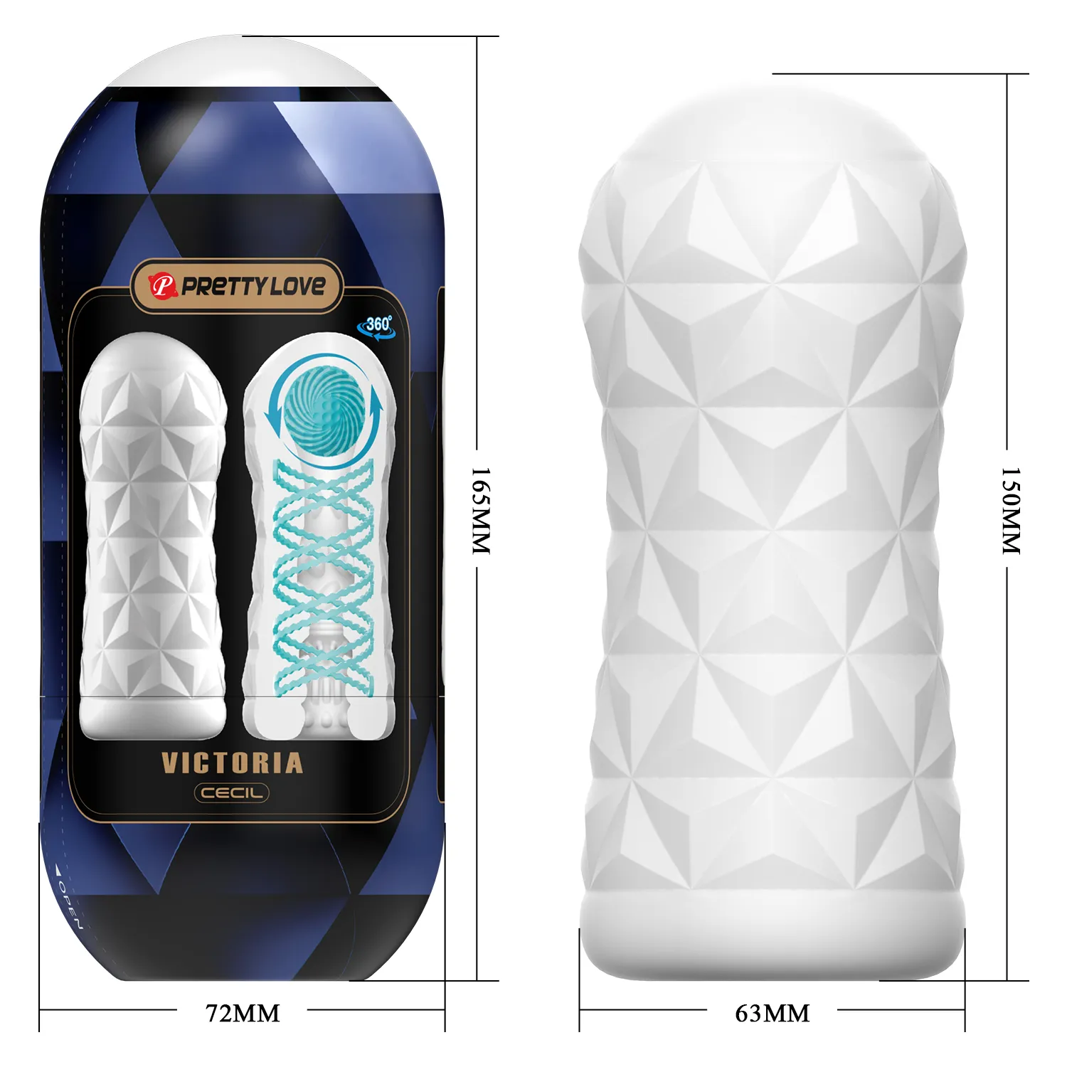 мастурбатор в колбе victoria bm-009229t6-2 в Симферополе