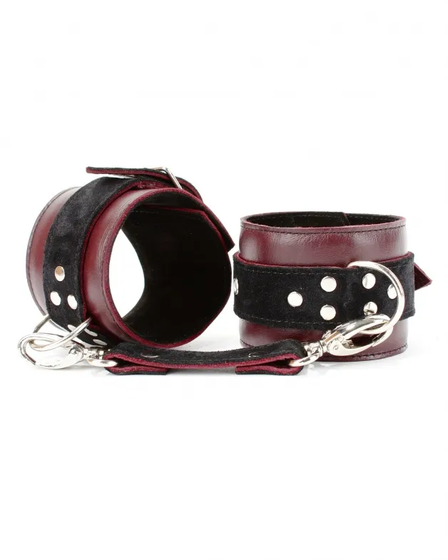 оковы на ноги  lady's arsenal бордо из кожи и замши 67026ars в Симферополе