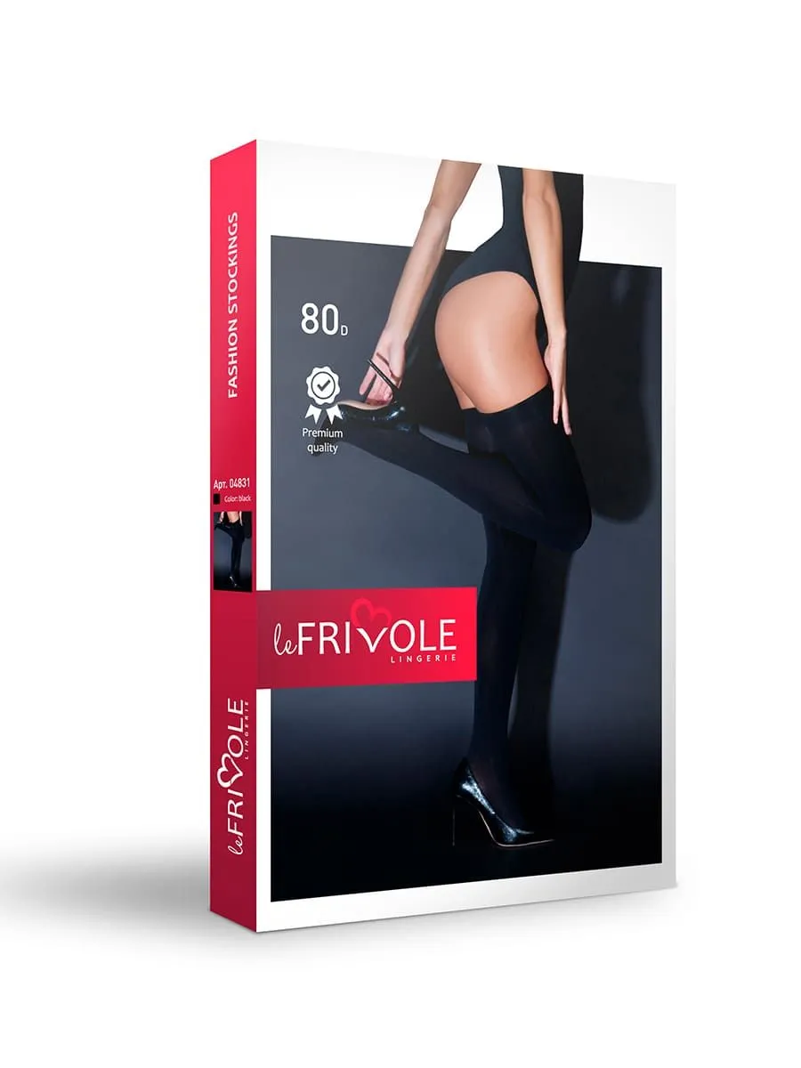 Эротическое плотные черные чулки  04831s/m в Симферополе