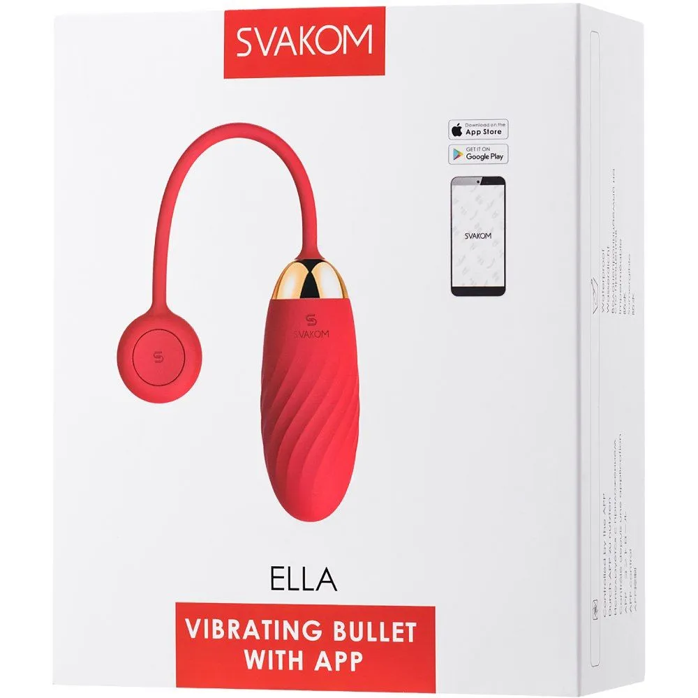 виброяйцо с приложением svakom ella, красное в Симферополе