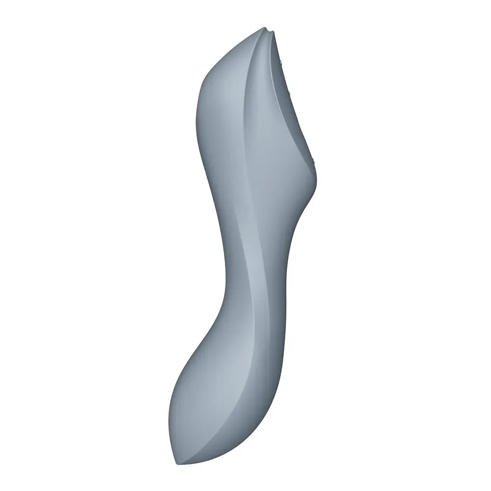 вакуум-волновой бесконтактный стимулятор клитора satisfyer curvy trinity 3, серый в Симферополе
