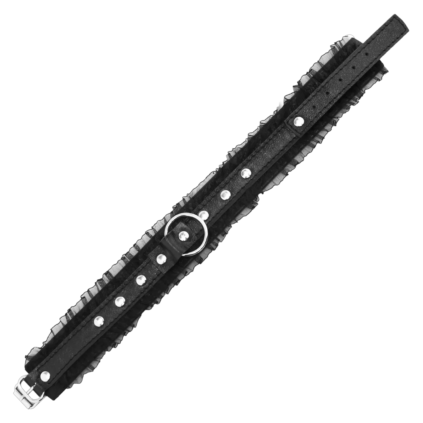 ошейник pinkrabbit "шик" с поводком-цепью, чёрный в Симферополе