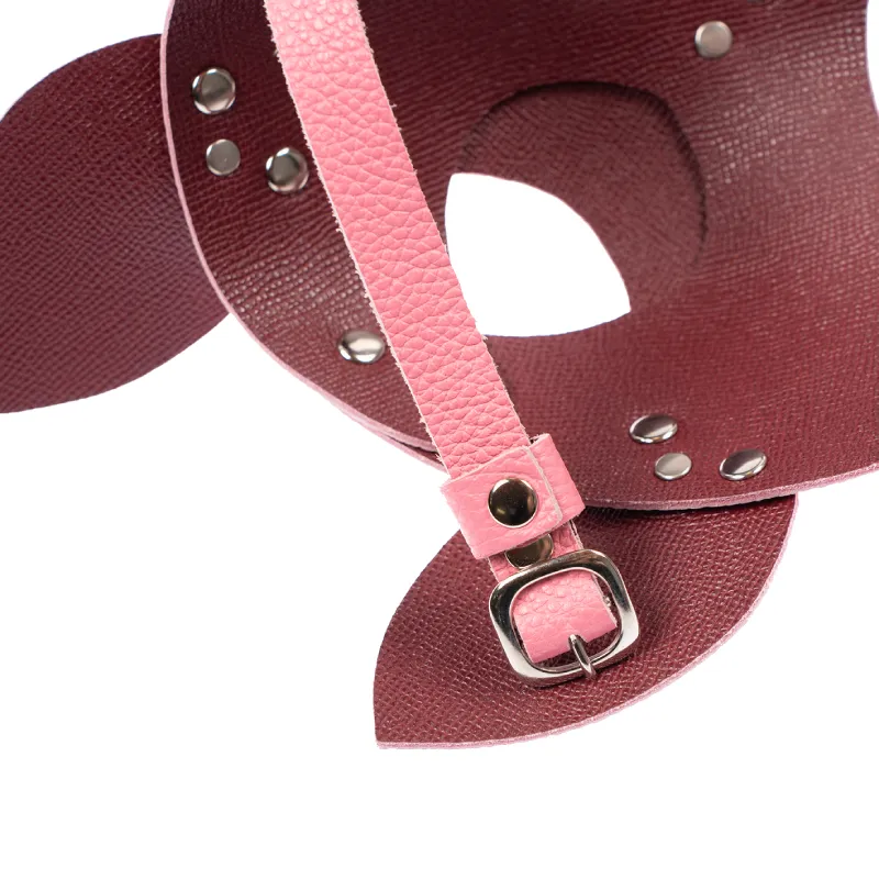 маска кошки с серёжкой, розовая в Симферополе