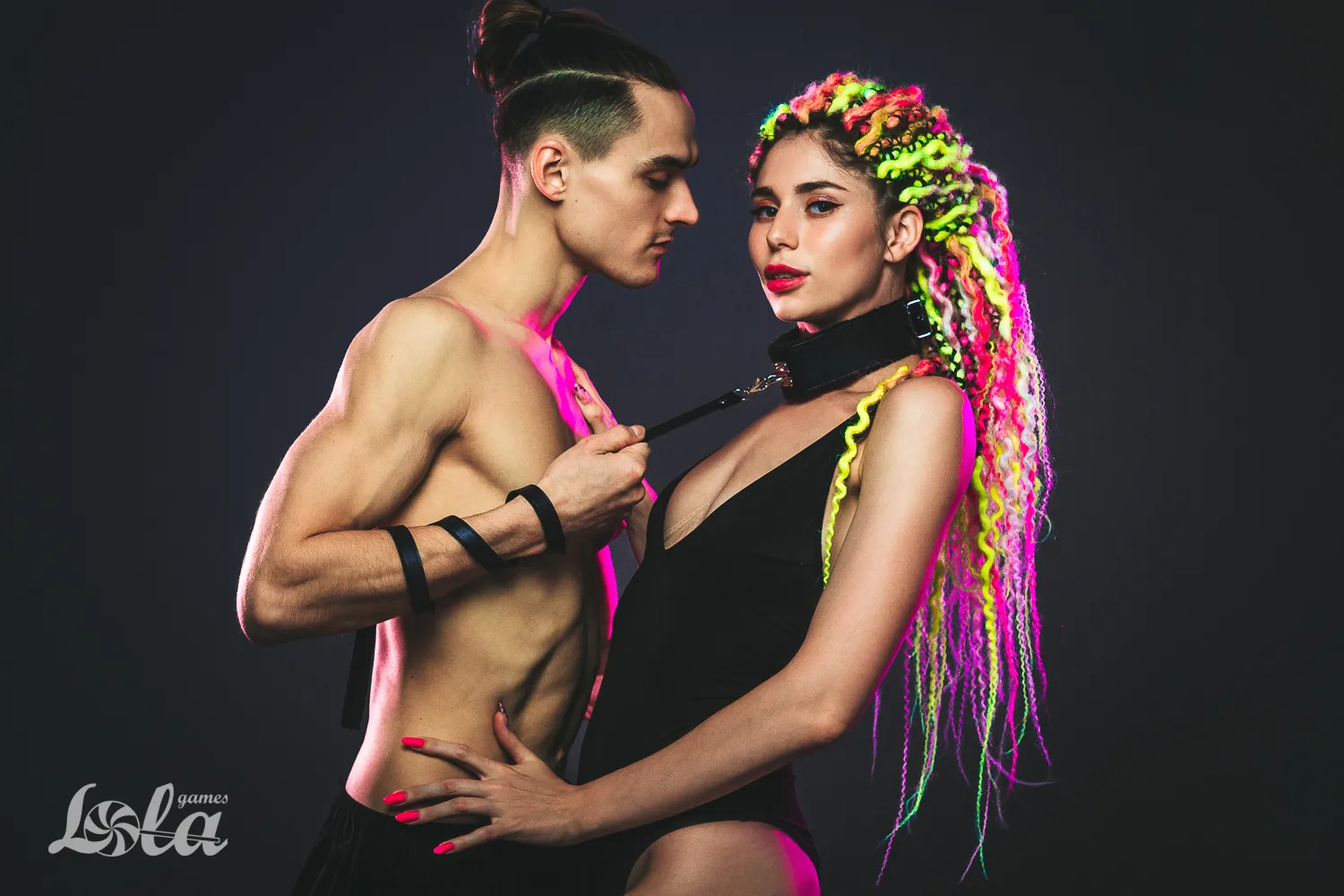 ошейник party hard circus black 1085-01lola в Симферополе