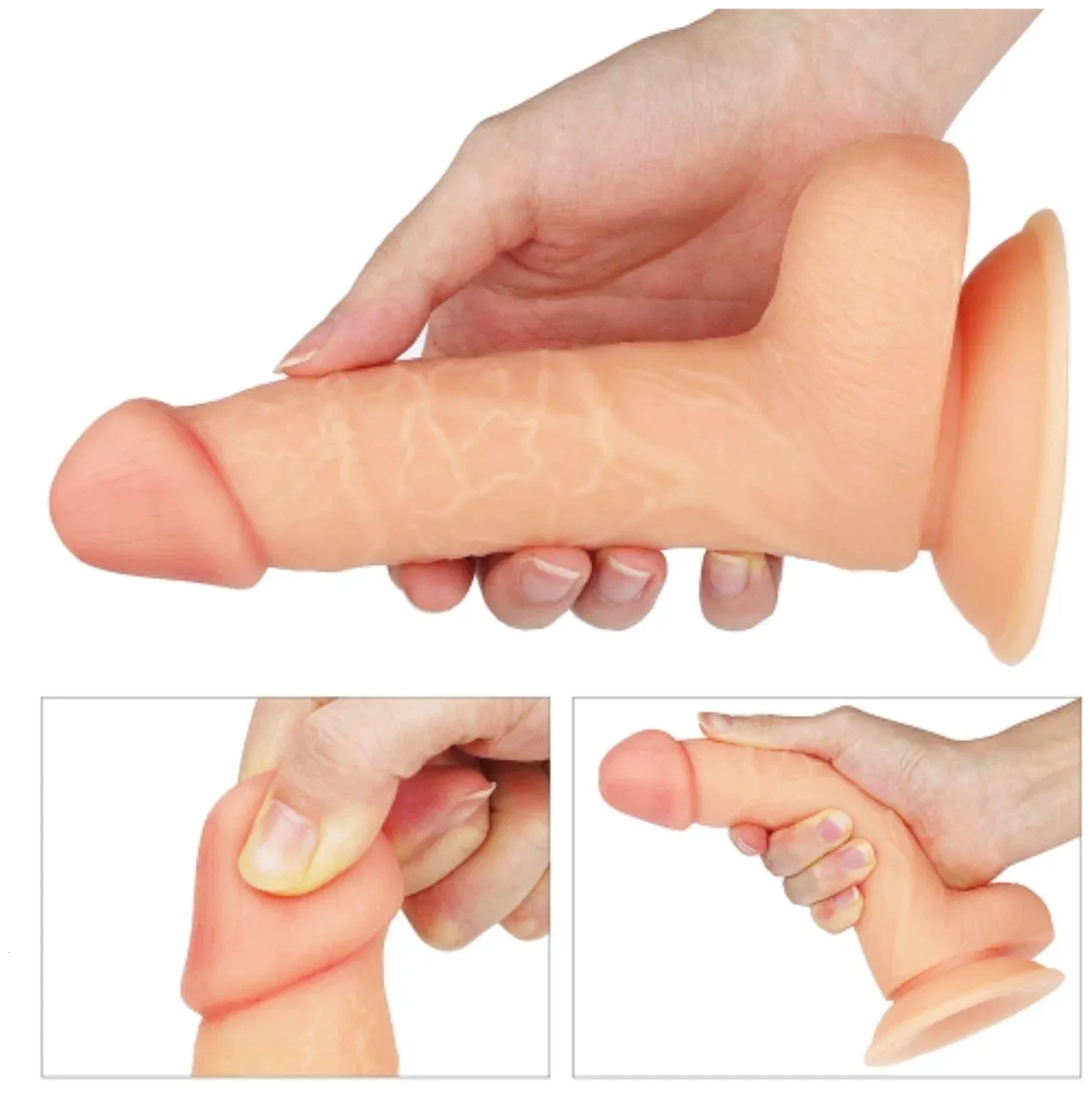 фаллоимитатор реалистичный с венами lovetoy на присоске,18 см в Симферополе