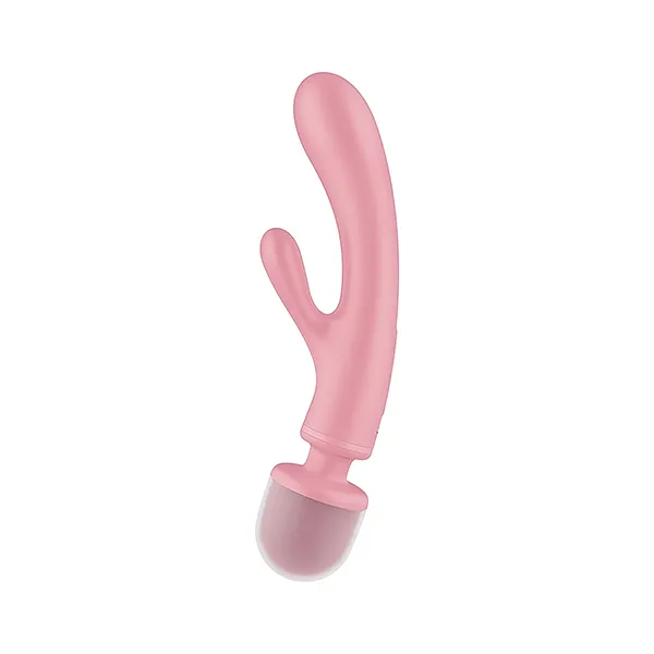 универсальный массажер ванд-кролик satisfyer triple lover, розовый в Симферополе